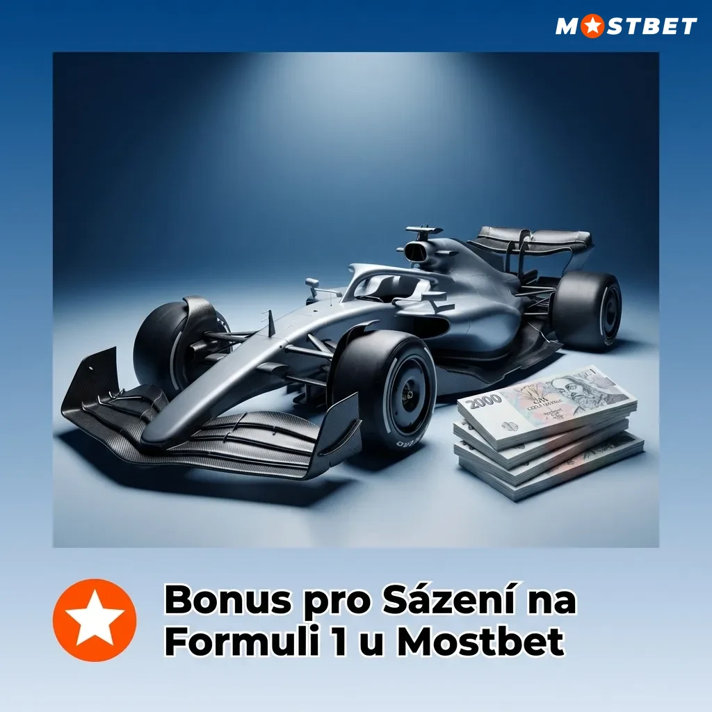 Mostbet uvítací bonus 16 000 Kč pro sázky na Formuli 1 s automatickým připsáním po registraci