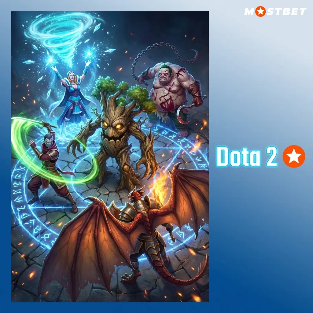 Dota 2 MOBA game screenshot showing strategic team battle between two five-player teams competing for base destruction