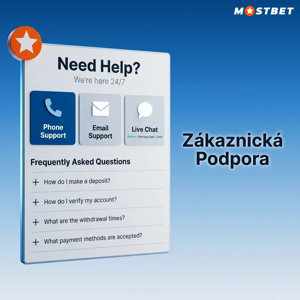 Mostbet customer support available 24/7 through multiple contact methods for technical assistance