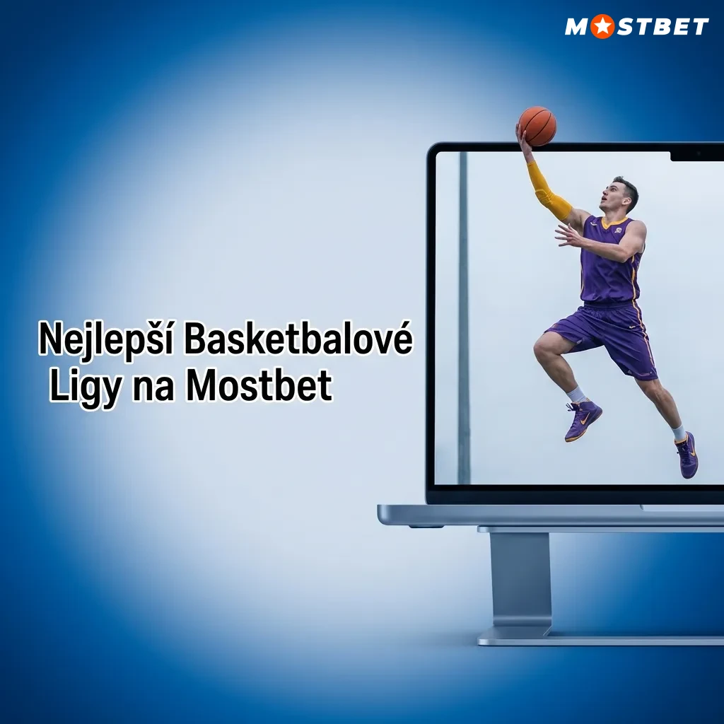 Mostbet basketball betting platform showing major leagues including NBA, EuroLeague, Czech NBL, and NCAA tournaments