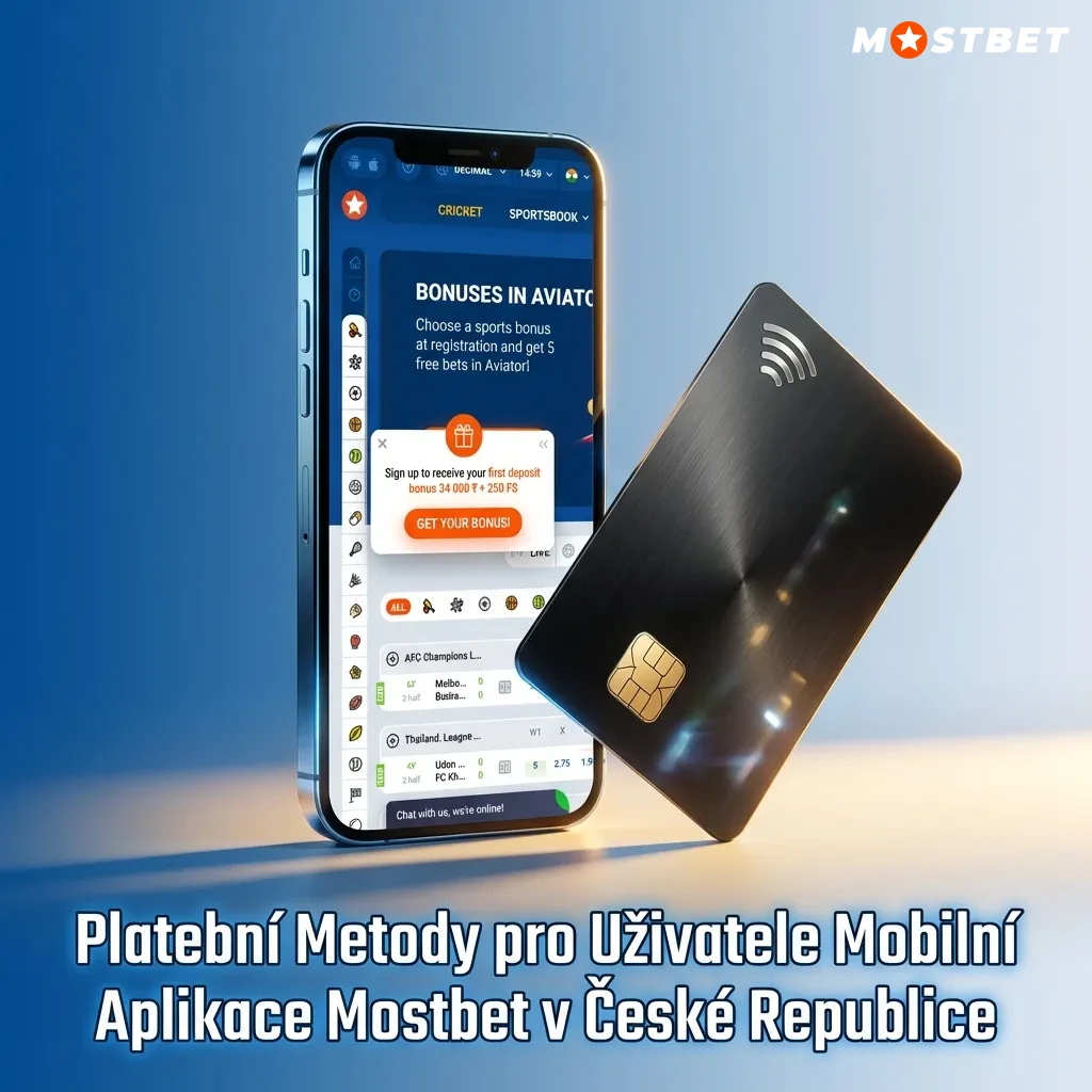 Mostbet mobile app payment methods for Czech users including cards, e-wallets, crypto, and bank transfers