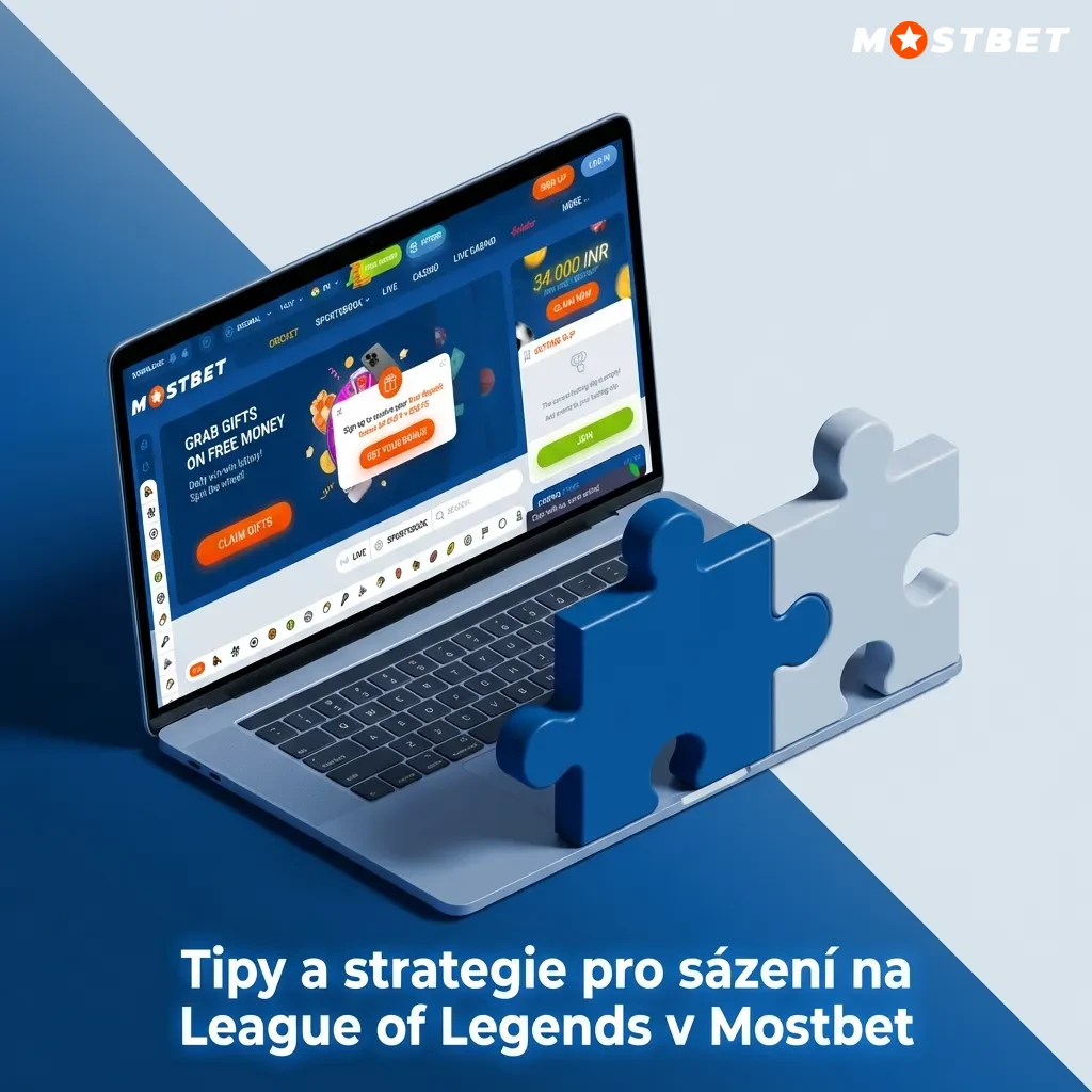 League of Legends betting strategies guide showing bankroll management, team analysis, and meta tracking tips for Mostbet